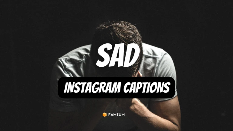 Sad Instagram Caption Ideas